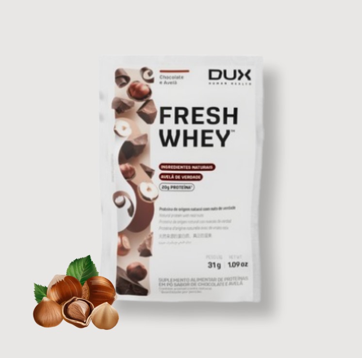 Fresh Whey Sachê 30g - Chocolate & Avelã - DUX