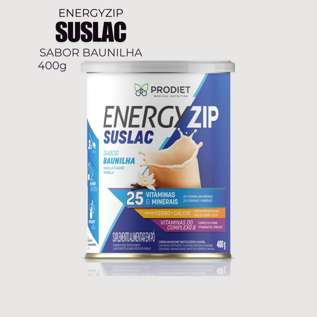 Energyzip Suslac  400g - Baunilha - PRODIET