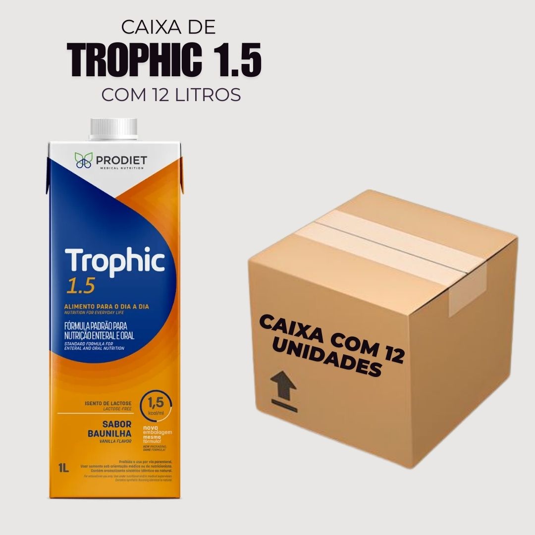 Trophic 1.5 - Caixa com 12 litros- PRODIET