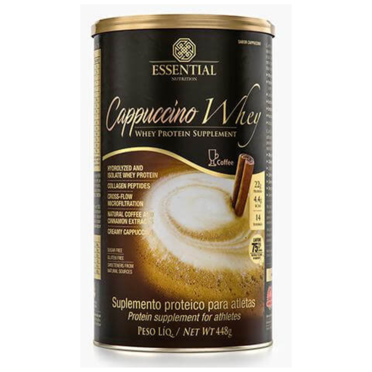 Cappuccino Whey 448g - Essential