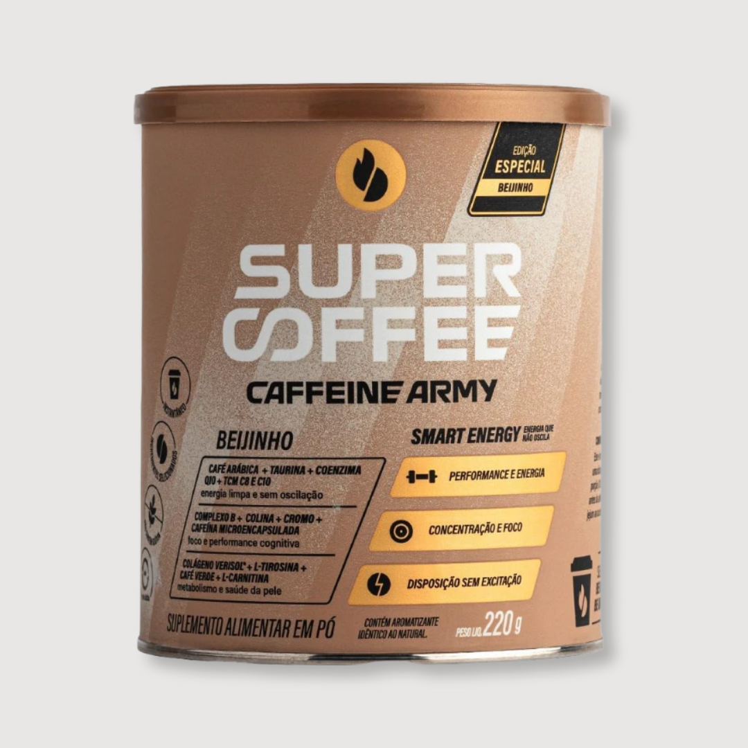 Supercoffee 3.0 220g - Beijinho - CAFFEINE ARMY