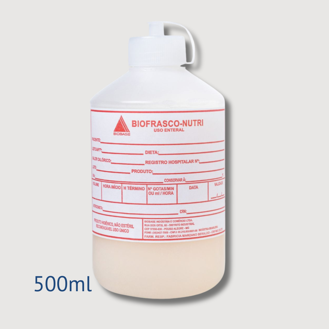 Frasco de Nutrição Enteral 500ml - BIOBASE