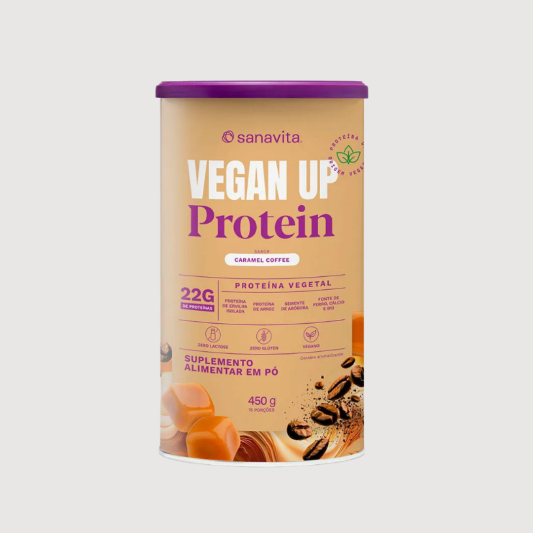 Vegan Up 450g - Caramel Coffee - SANAVITA