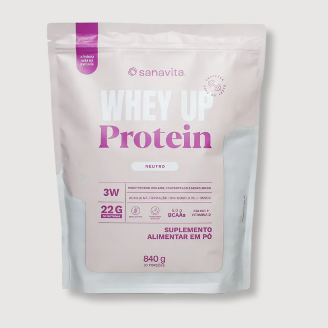 Whey Up 3W 840g - Neutro - SANAVITA