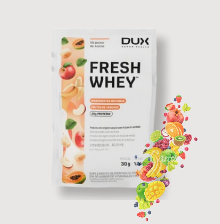 Fresh Whey Sachê 30g - Vitamina de Frutas - DUX