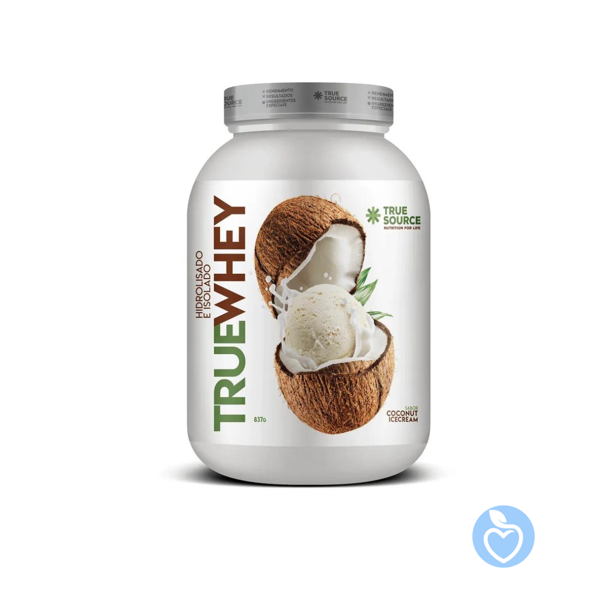 True Whey 837g - TRUE SOURCE - Coconut Ice Cream