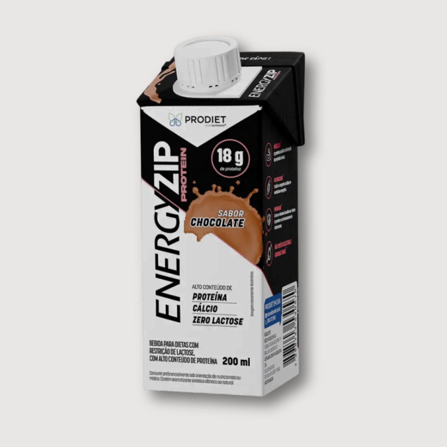 Energyzip Protein 200ml - Chocolate - PRODIET