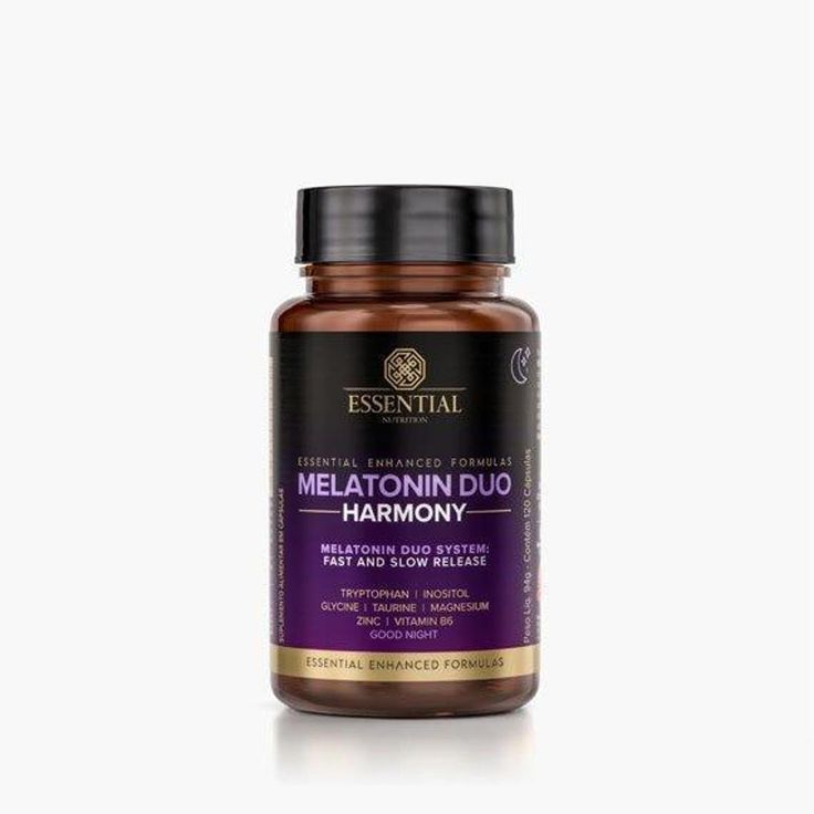 Melatonin Duo Harmony - 120 Cápsulas - ESSENTIAL