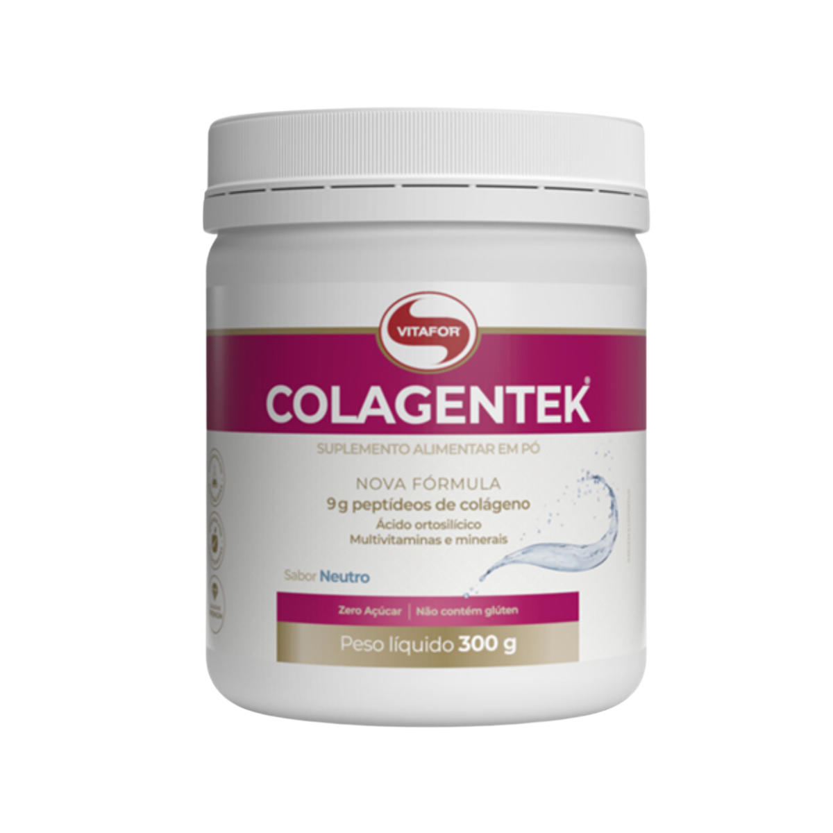 Colagentek 300g - Neutro - VITAFOR