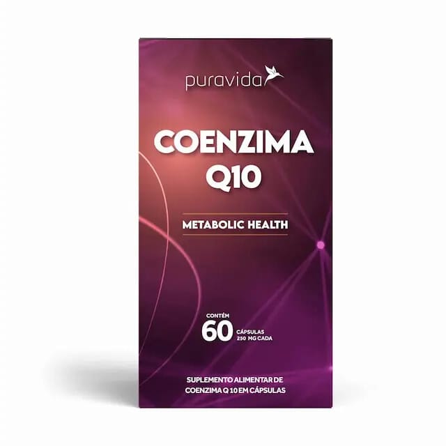 Coenzima Q10 50mg - 60 Cápsulas - PURAVIDA