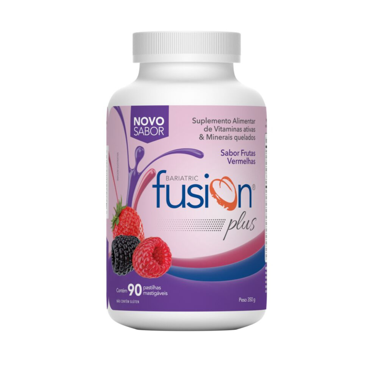 Bariatric Fusion Plus - 90 Pastilhas  - Frutas Vermelhas