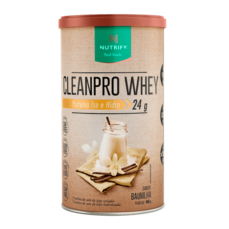 Cleanpro Whey 450g - NUTRIFY - baunilha