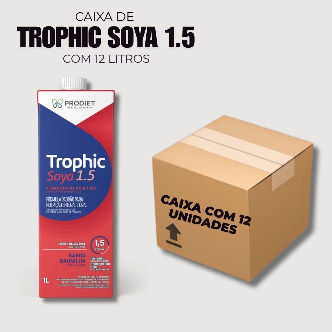 Trophic 1.5 Soya- Caixa com 12 litros  - PRODIET