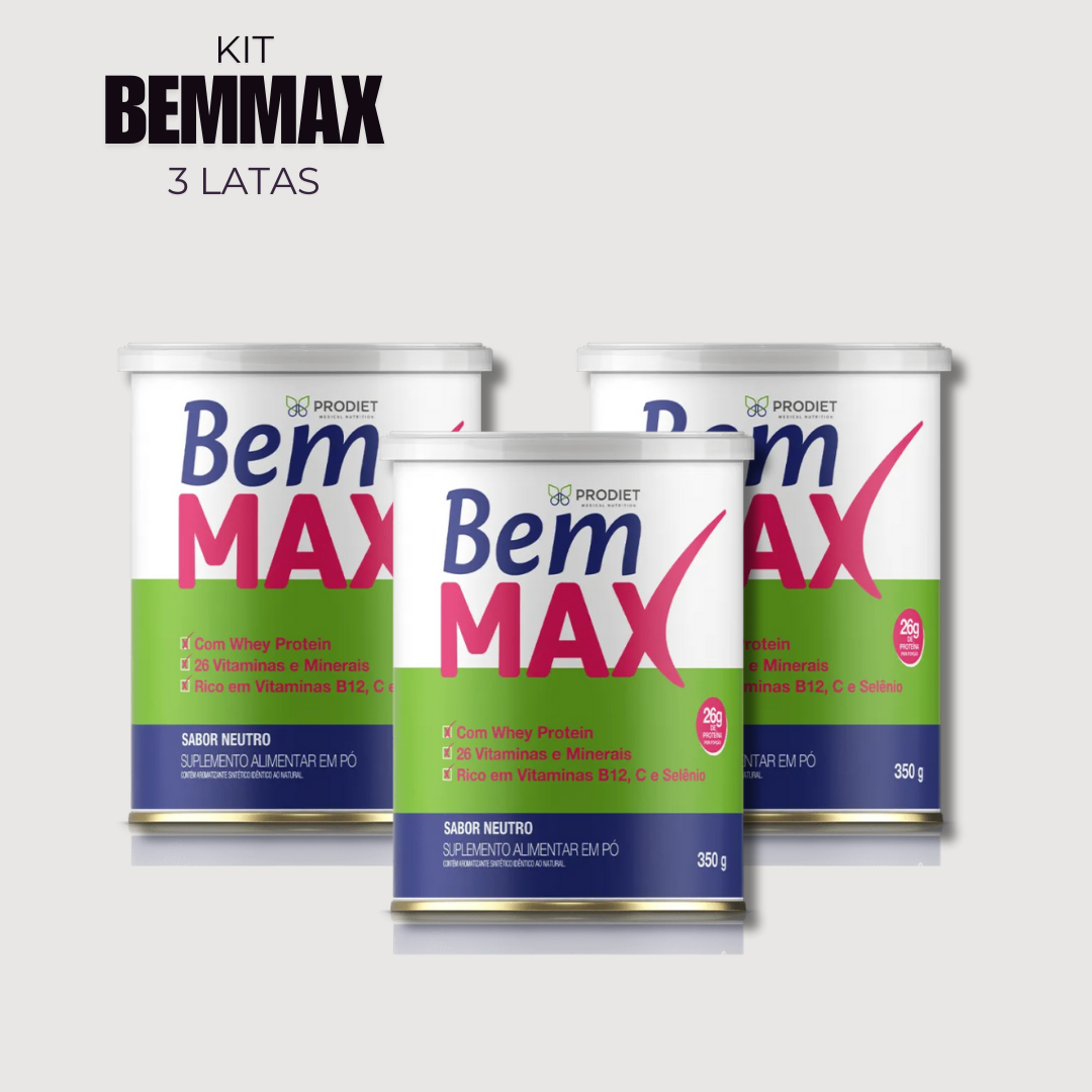 BemMax 350g - PRODIET - kit com 3 unidades