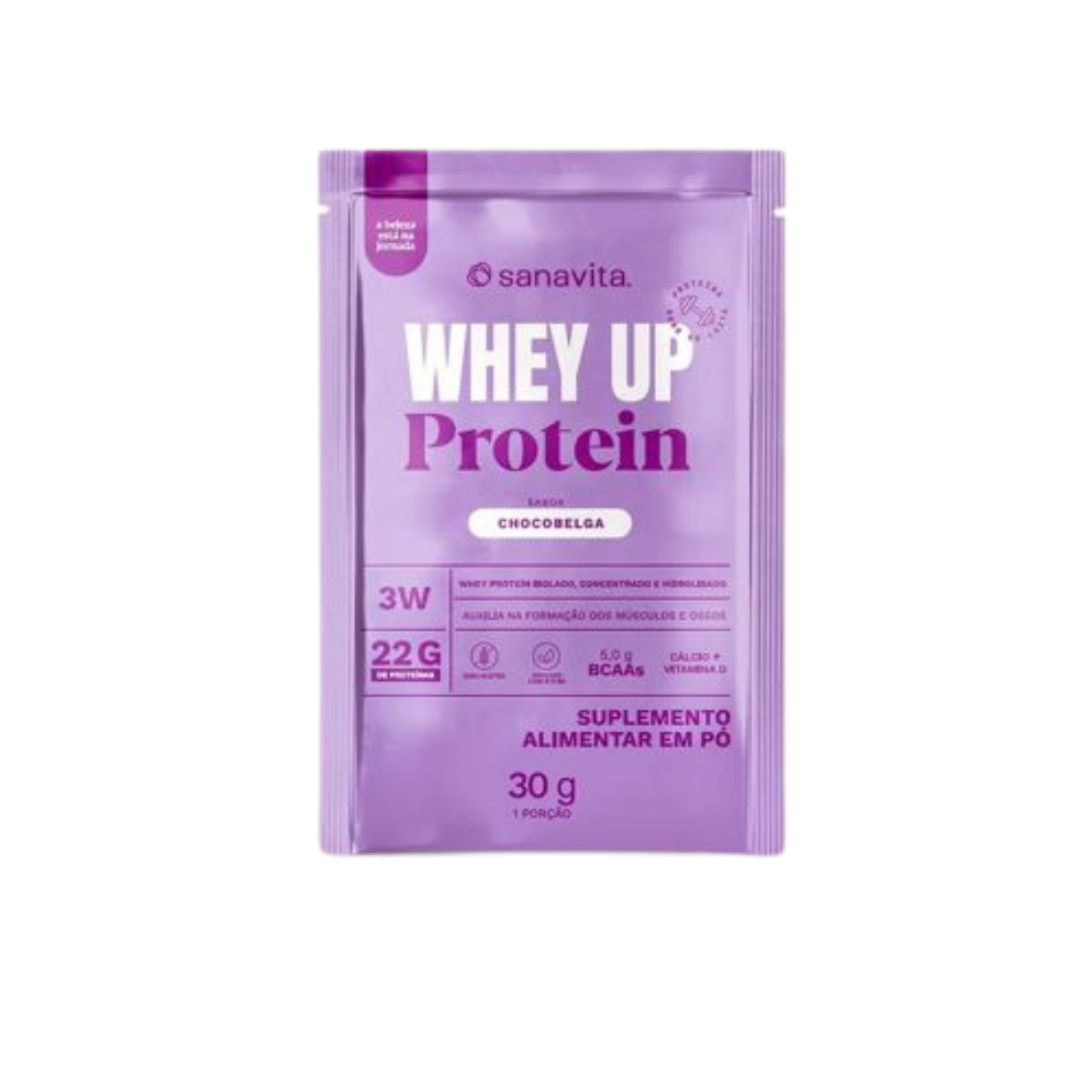 Whey Up 3W Sachê 30g - Chocobelga - SANAVITA