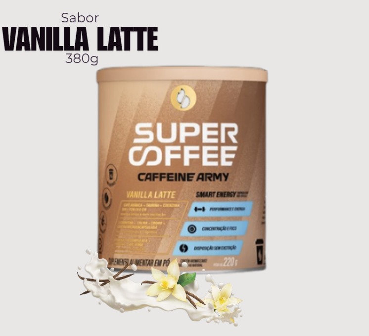 Supercoffee 3.0 220g - Vanilla Latte - Caffeine Army