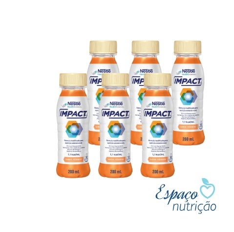 Impact 200ml - Pêssego - Kit com 6 unidades - NESTLÉ