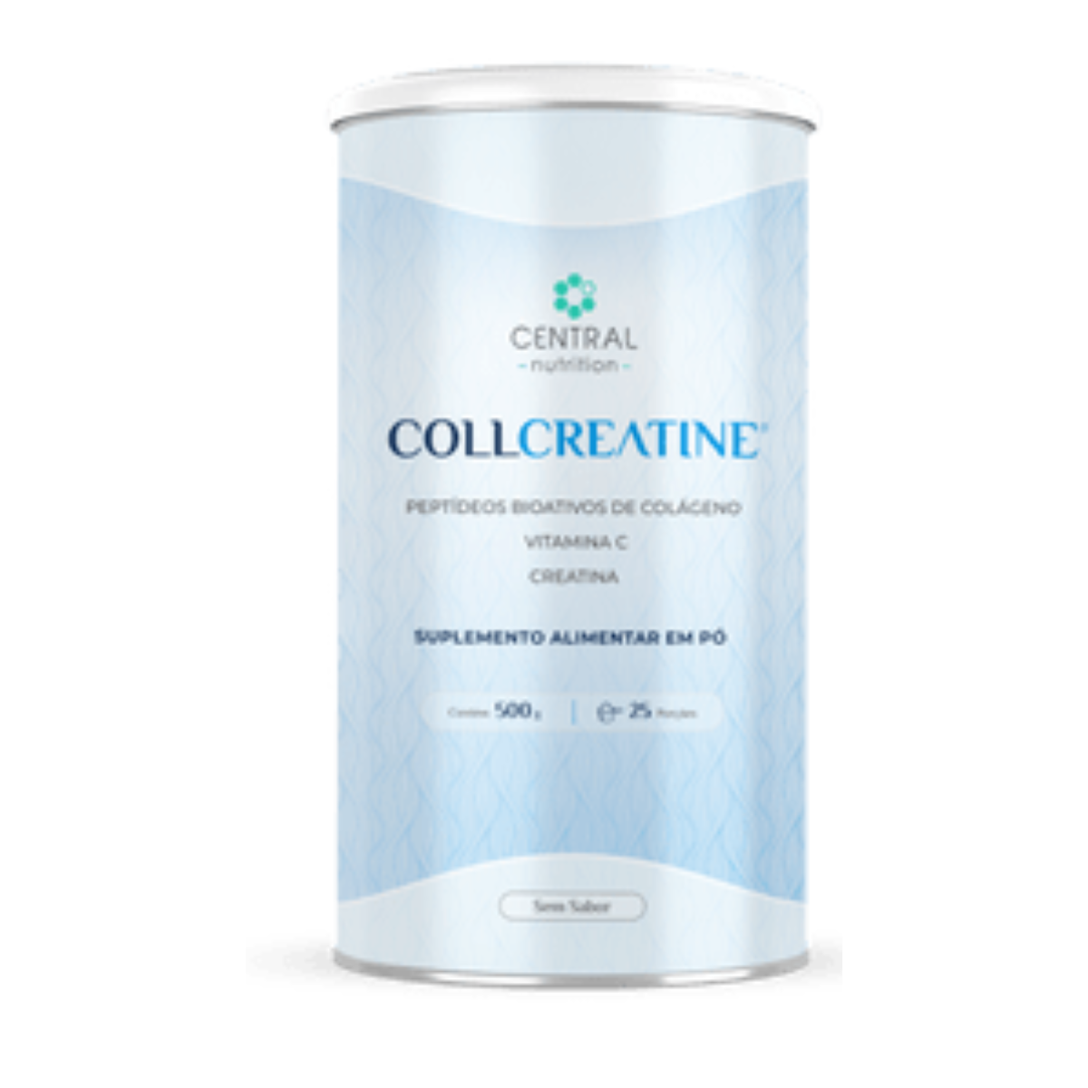 COLLCREATINE SEM SABOR - 500g - Central Nutrition
