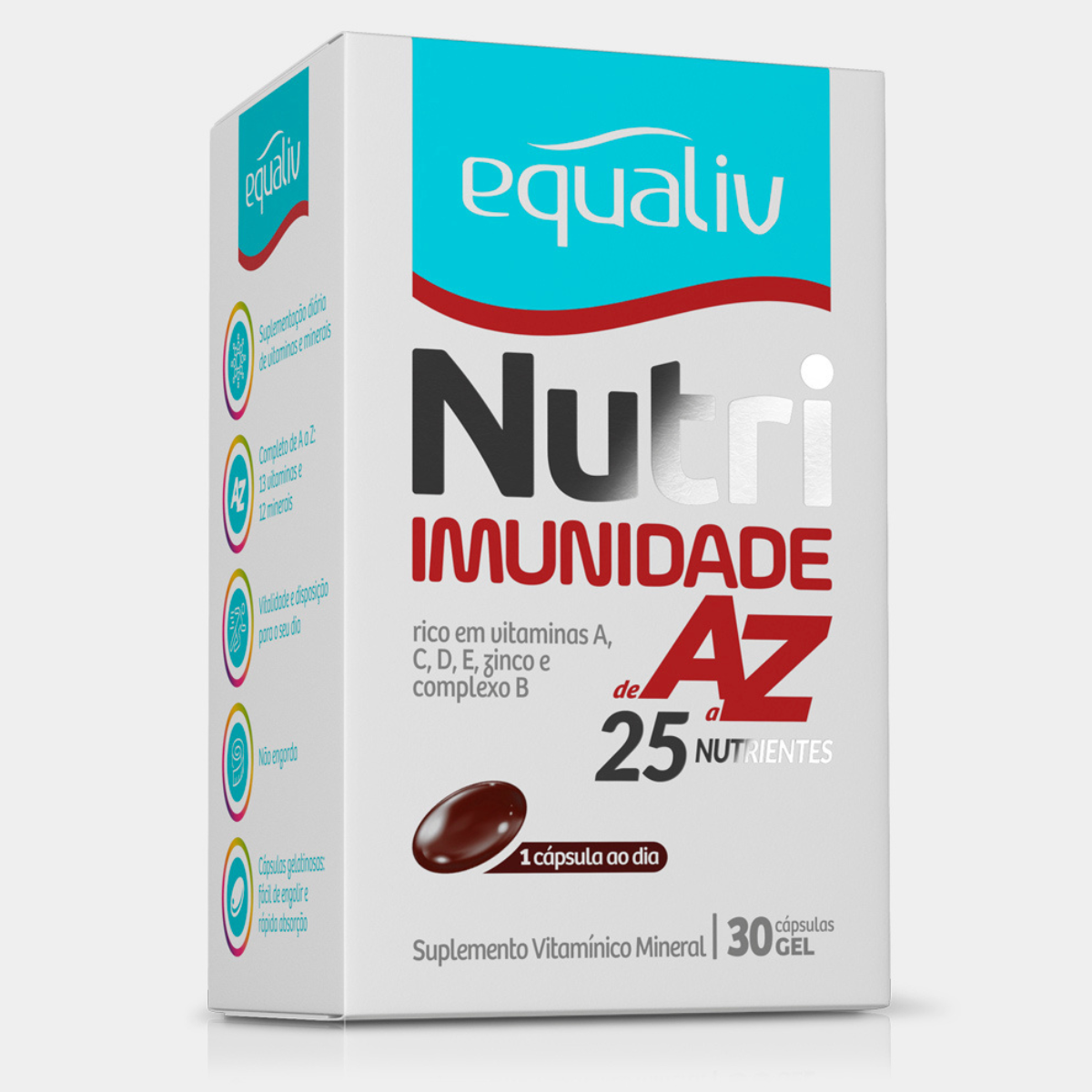 NUTRI IMUNIDADE AZ 30 CAP - Equaliv
