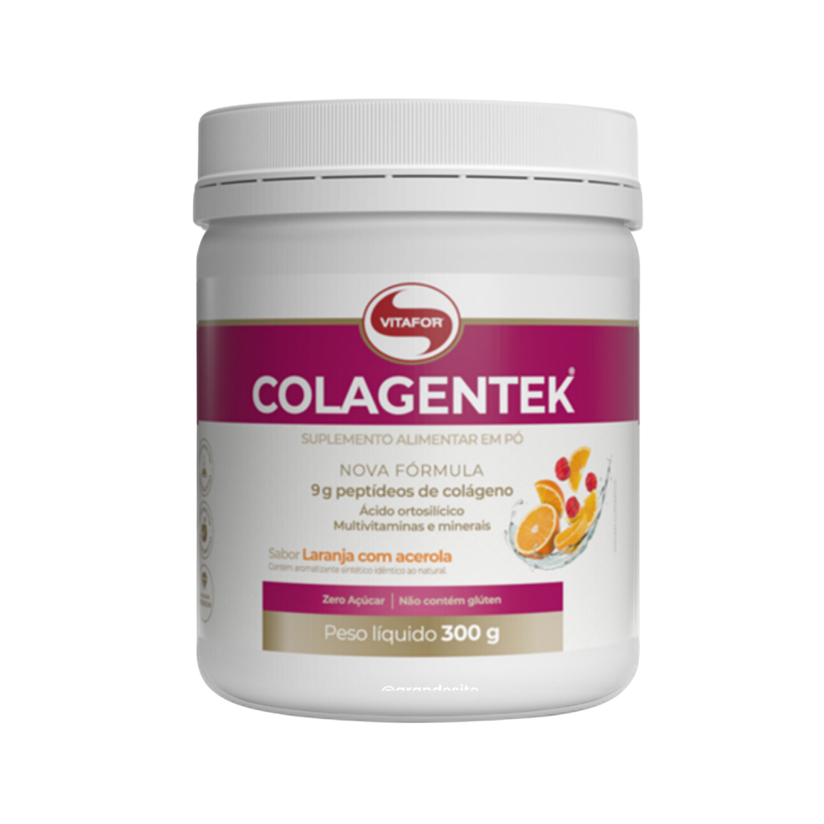 Colagentek 300g - Laranja com Acerola - VITAFOR