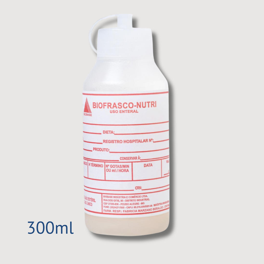 Frasco de Nutrição Enteral 300ml  - BIOBASE