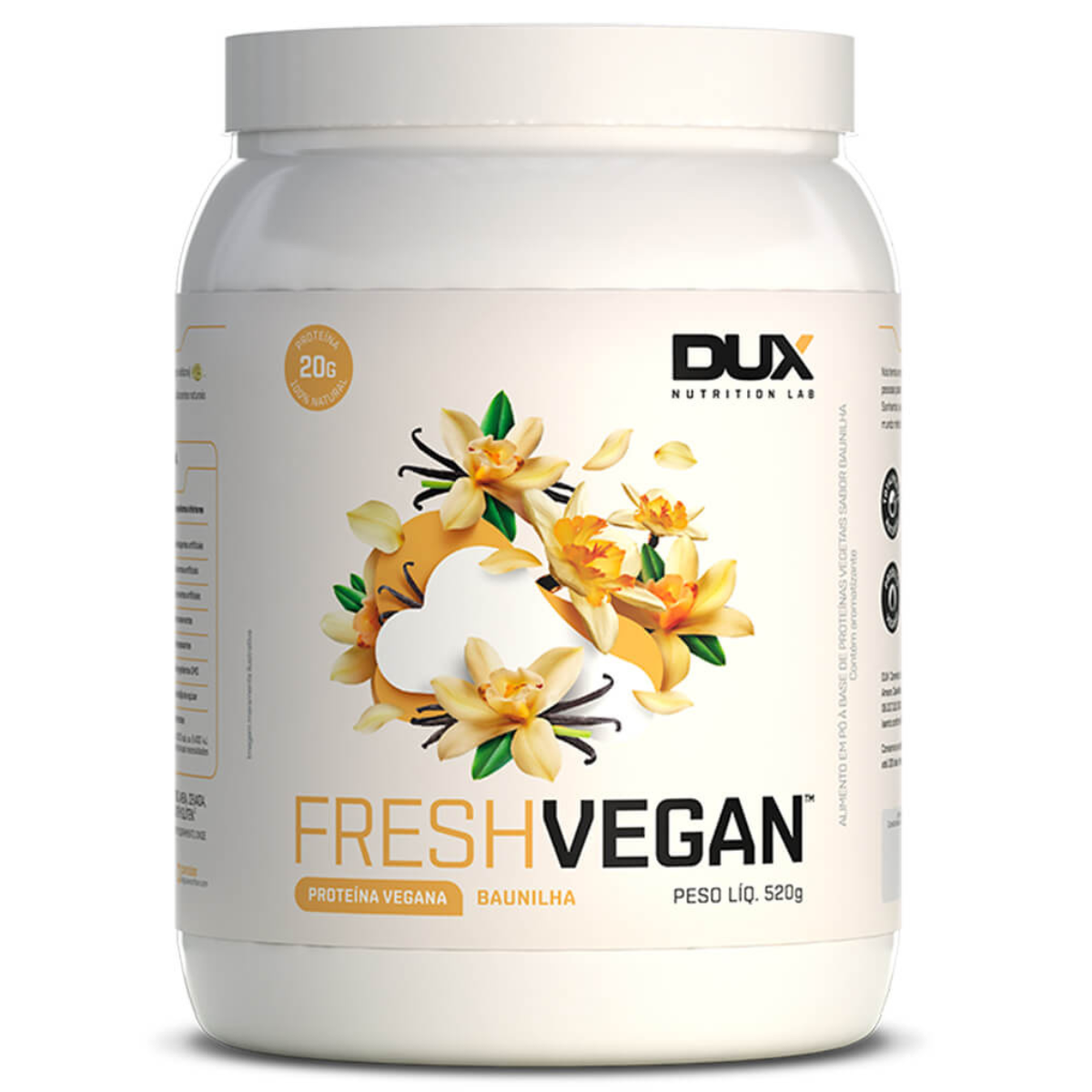 Fresh Vegan - Baunilha - 520g - Dux