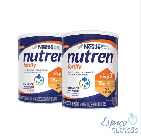 Nutren Fortify 360g - kit com 2 unidades - NESTLÉ