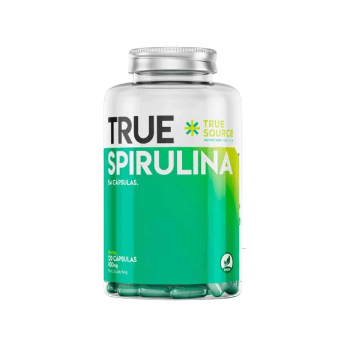 True Spirulina 600mg - 120 Cápsulas- TRUE SOURCE