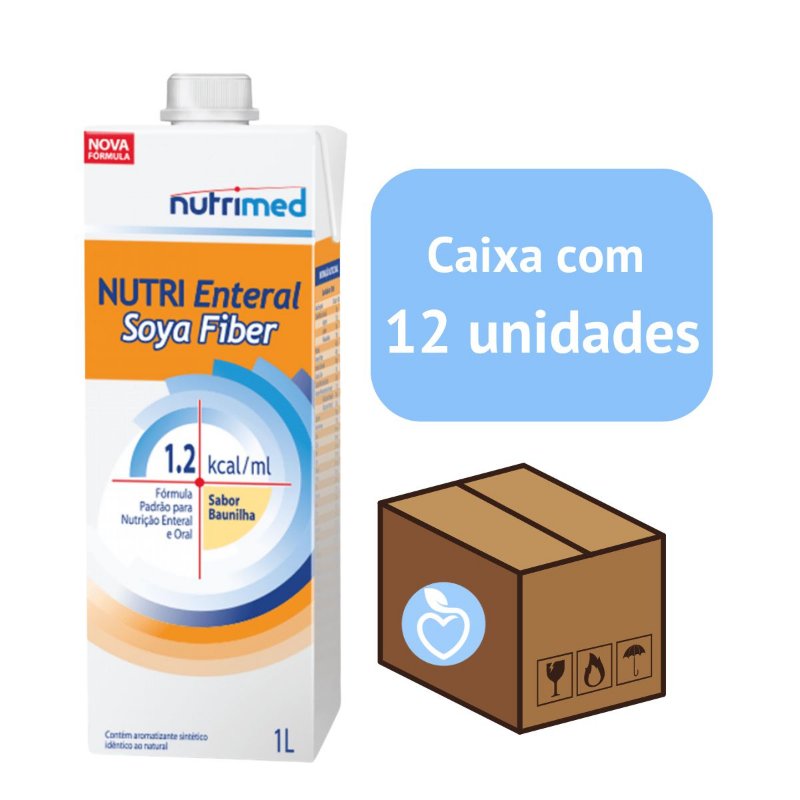 Nutri Enteral Soya Fiber 1.2 CX C/12 litros - Nutrimed