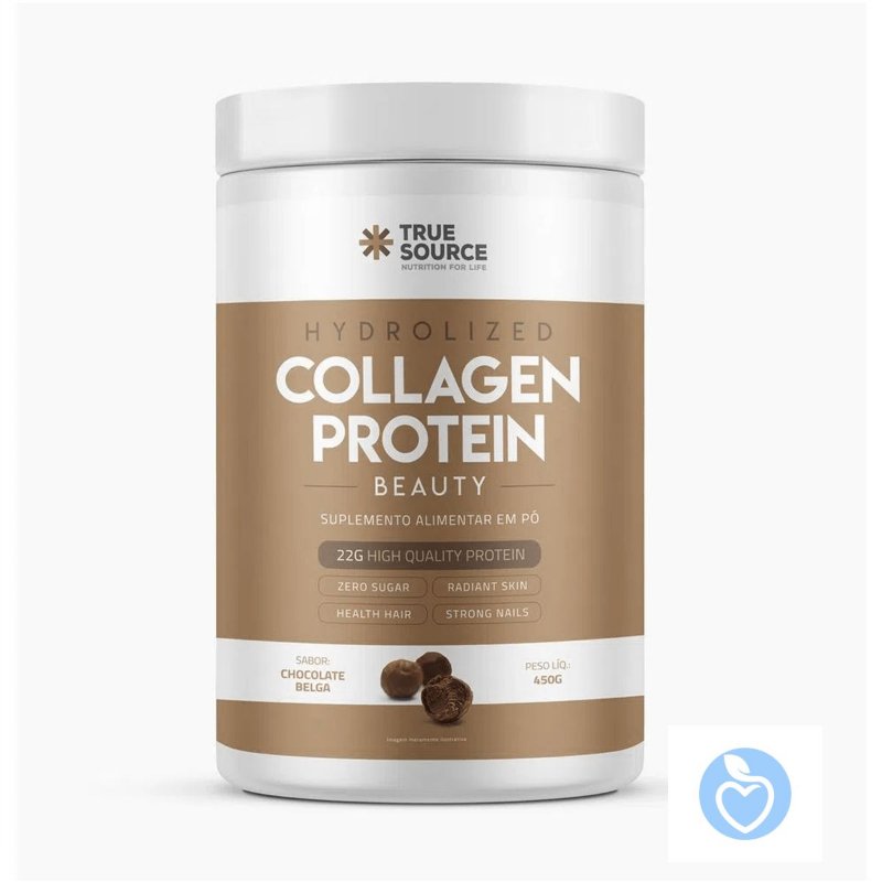 Collagen Protein 450g - TRUE SOURCE - Chocolate Belga