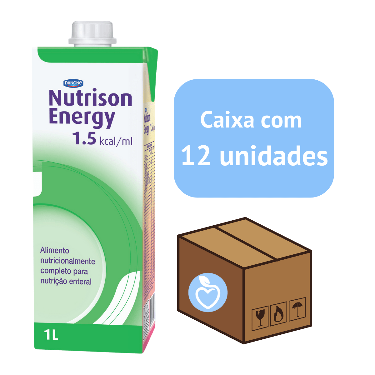 Nutrison Energy 1.5 caixa com 12 unidades - Danone