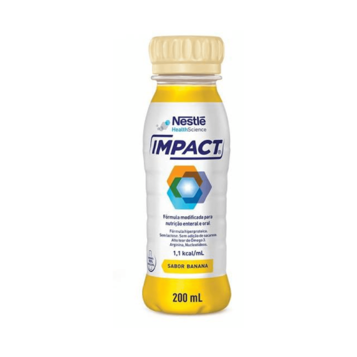 Impact - Banana - Kit com 6 unidades - 200ml - Nestle