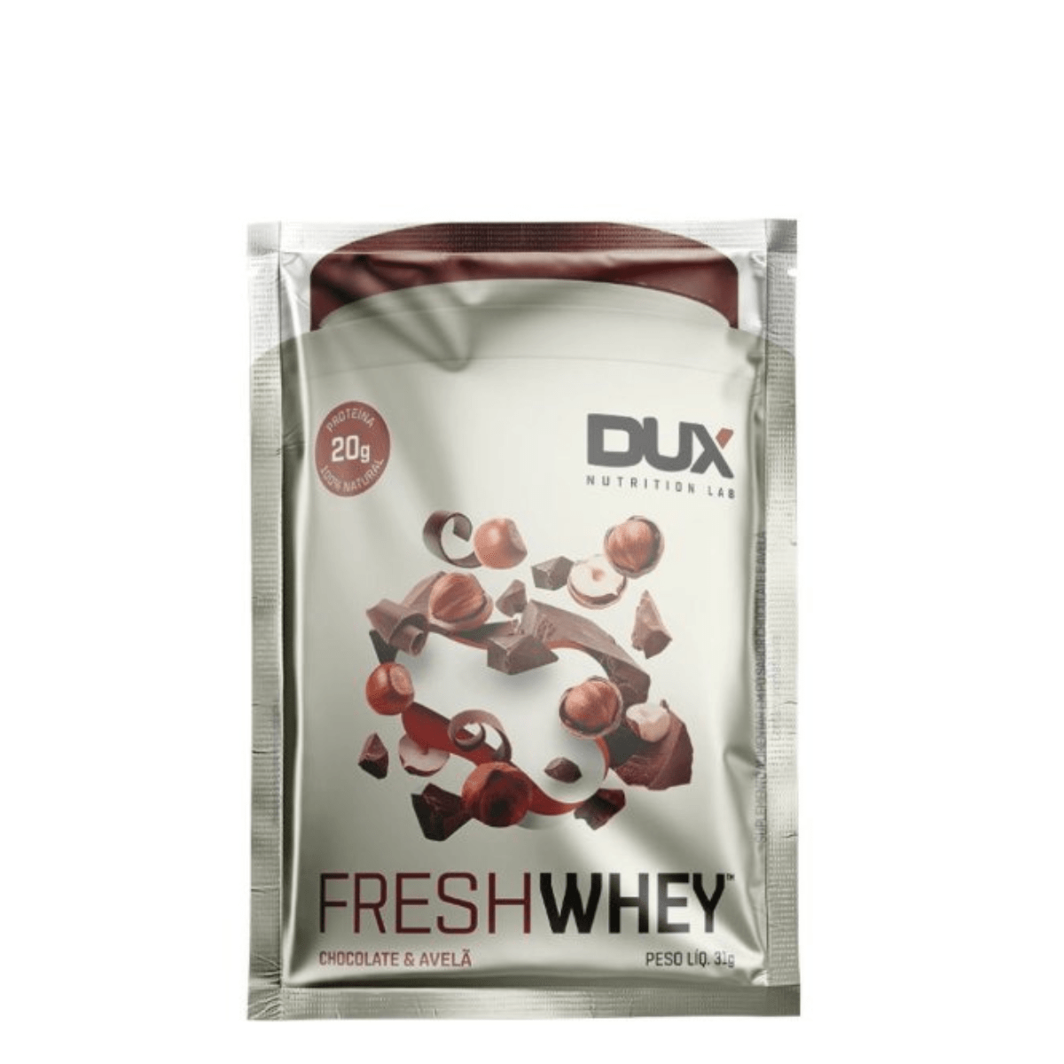 Fresh Whey (3w) - Chocolate & Avelã - Sachê 31g - Dux