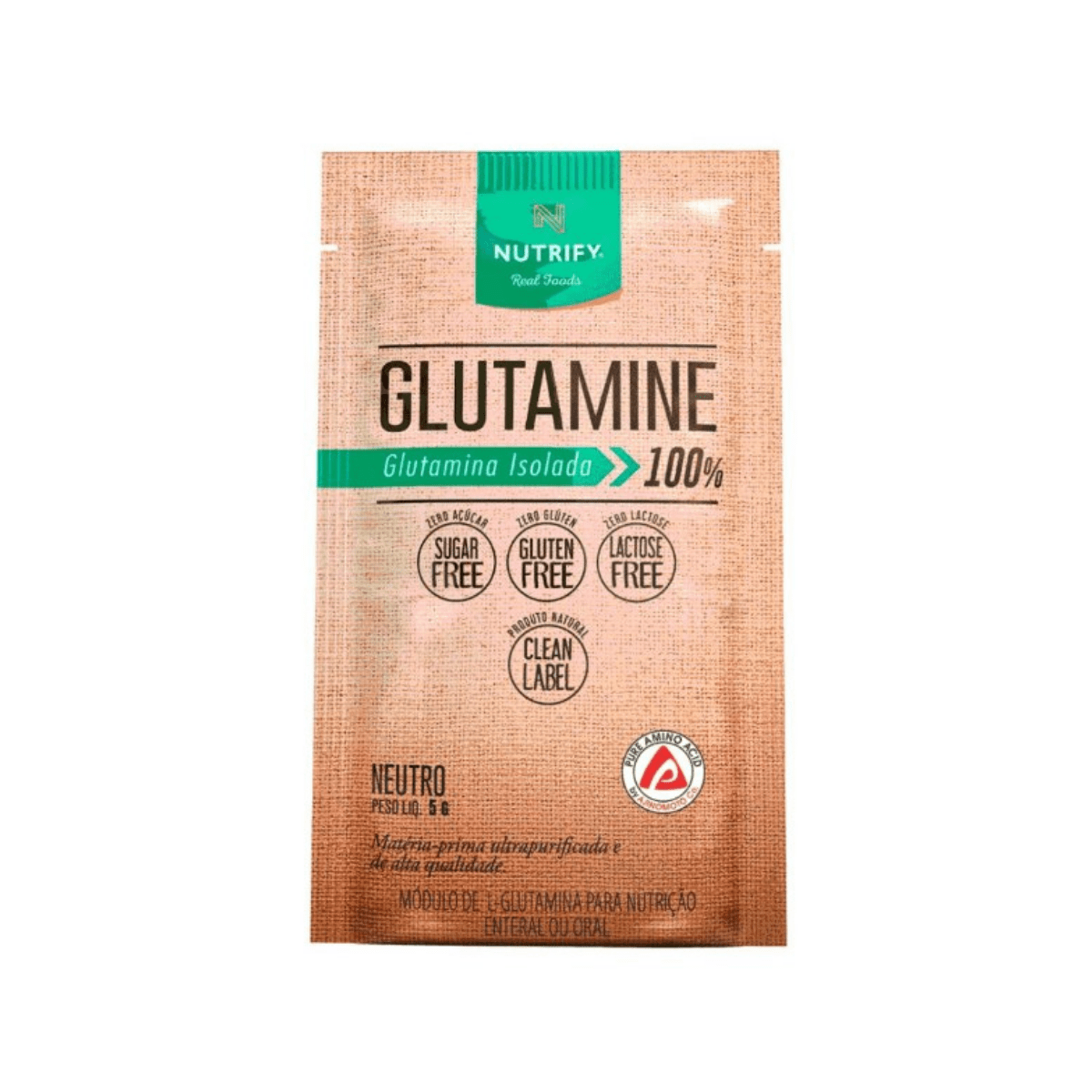 Glutamine - 5g -  Sachê - Nutrify