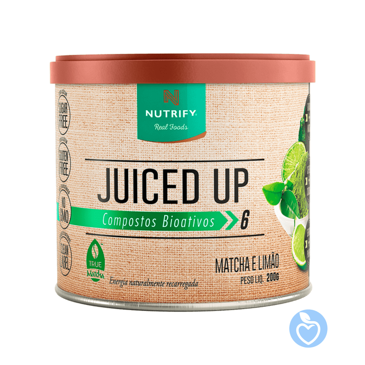 Juiced Up Matcha - 200g - Limão - Nutrify