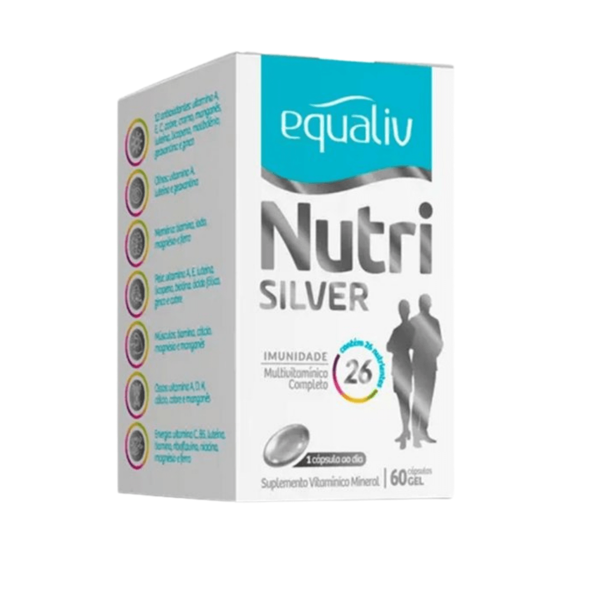 Nutri Silver - 60 cápsulas - Equaliv