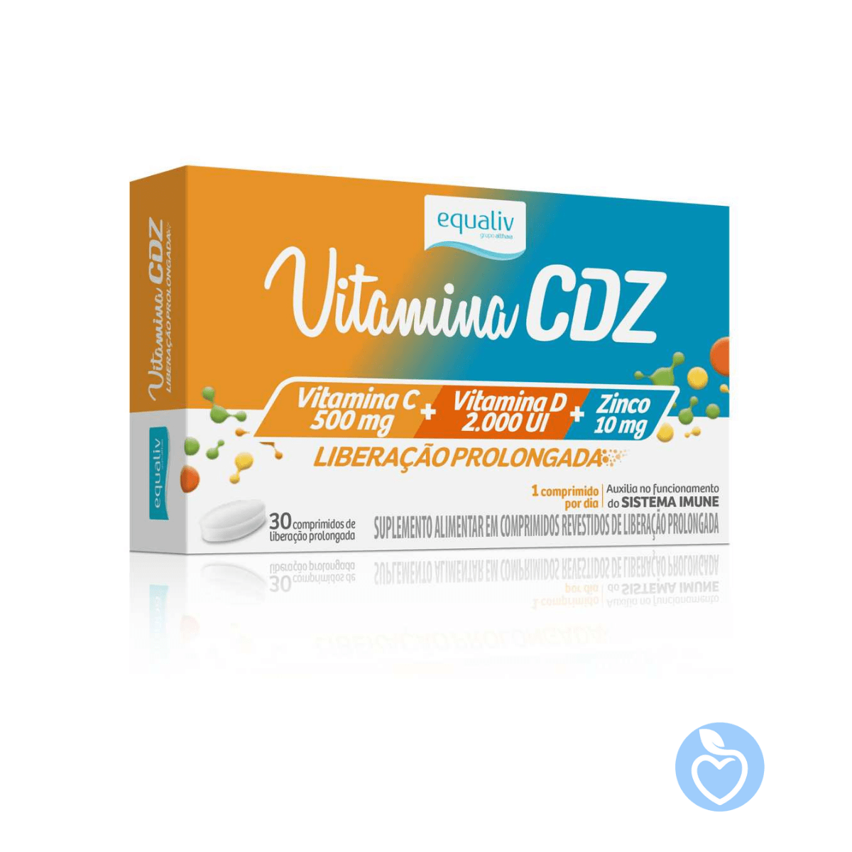 Vitamina CDZ - 30 Comprimidos - Equaliv