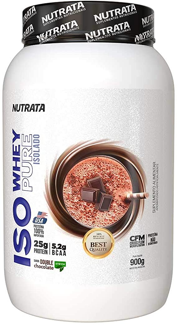 Iso Whey Double Chocolate - 900G - Nutrata