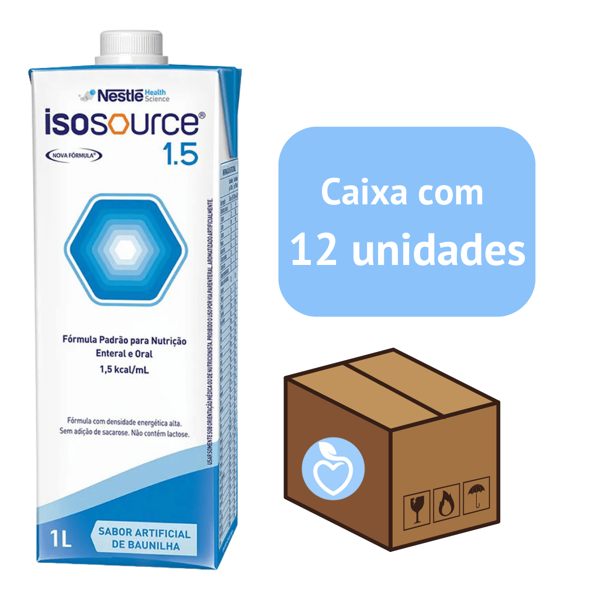 Isosource 1.5 CAIXA COM 12 UNIDADES