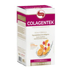 Colagentek - 10 Sachês 10g - Laranja com Acerola - VITAFOR