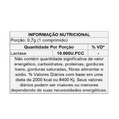 LACTASE 10.000 FCC - 30 CPR - EQUALIV 