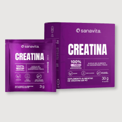 Creatina - 10 sachês 30g - SANAVITA
