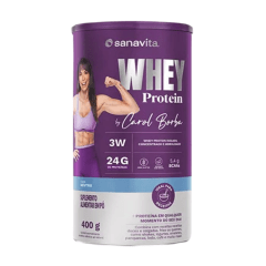 Whey 3W  Carol Borba 400g  - Neutro - SANAVITA