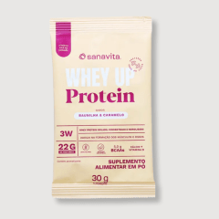 Whey Up 3W Sachê 30g  - Baunilha & Caramelo - SANAVITA