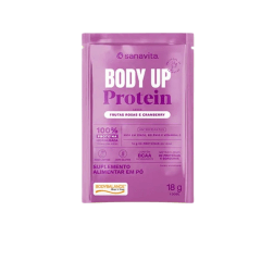 Body Up Protein sachê - Frutas Roxas e Cramberry - Sanavita