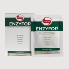 Enzyfor - 10 Sachês 3g - VITAFOR Enzyfor - 10 Sachês 3g - VITAFOR
