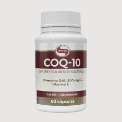 Coenzima Q10 - 60 capsulas 200mg p/ porção - VITAFOR