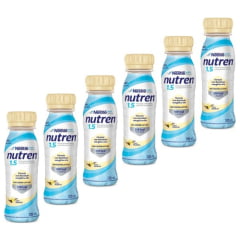 Nutren 1.5 200ml - Baunilha - Kit 6 unidades - NESTLÉ