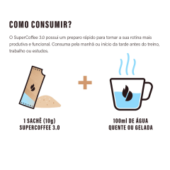 Supercoffee 3.0 - To Go (sachê 10g) - Chconilla - Caffeine Army