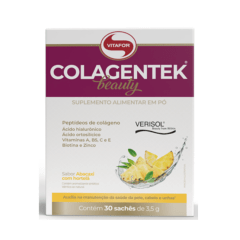 Colagentek Beauty - 30 Sachês - Abacaxi com Hortelã - VITAFOR